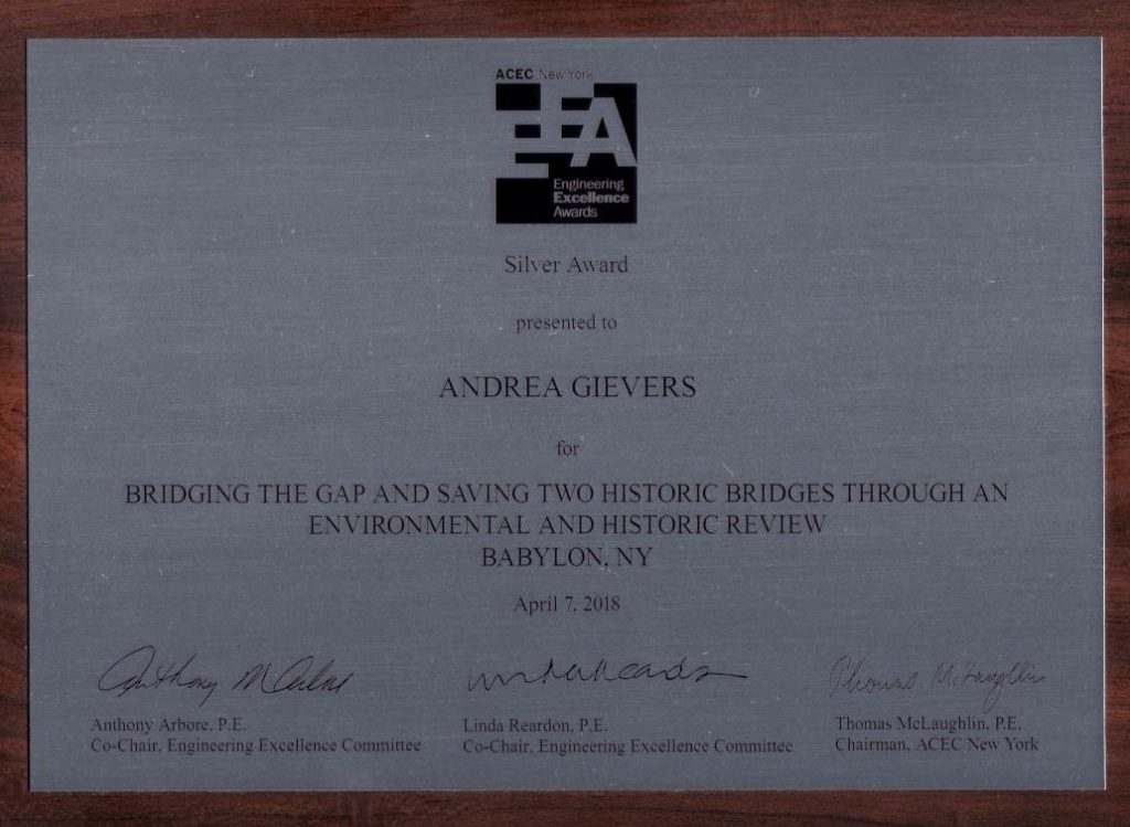 Andrea Gievers ACEC Award